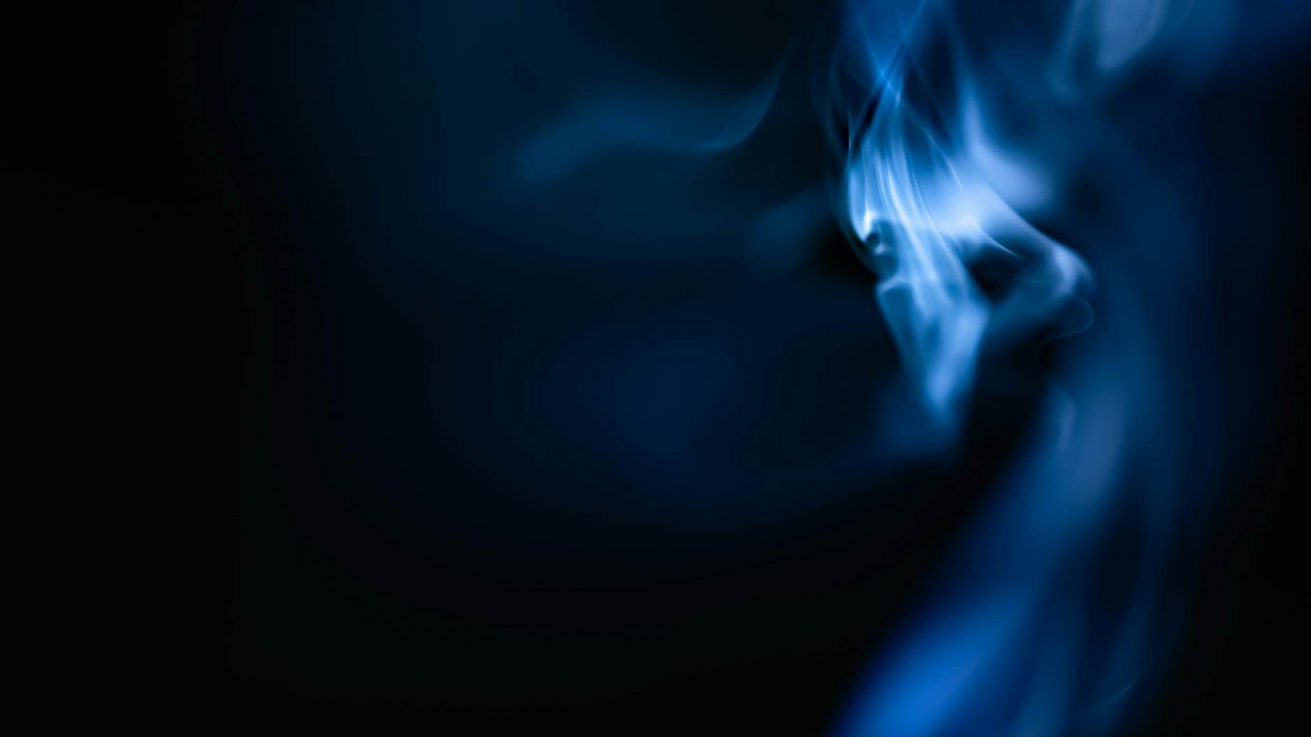 close up shot of blue flame